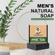 Natural Soap for Men All-Natural Bar Soap for Men, Pine Tar Soap for Moisturizing Brightening Degrea