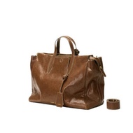 Song Tracking Suede Boston Travel Bag