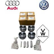 ( 100% ORIGINAL ) PISTON WITH PISTON RING SET VW GOLF JETTA SCIROCCO TIGUAN POLO TOURAN BEETLE AUDI 