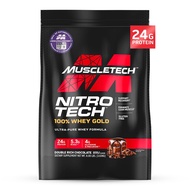 Muscletech Whey Protein Powder (Double Rich Chocolate, 8LB) - Nitro-Tech Whey Protein Isolate Smooth