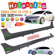 Honda civic fd Type R side skirt set // Material PP Type-R style