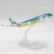 16 cm Diecast Metal Model Plane Toy BWIA West Indies A340 Miniature Replica