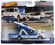 Hot Wheels '65 Ford Galaxie Ford C-800 - Team Transport - Ford Galaxie