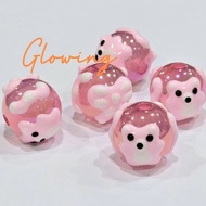 Sultan crystal painting beads, round painting, painting clay 16mm UV per GRAIN