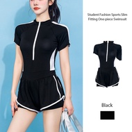Student Fashion Sports Swimsuit Slim Fitting One-piece Swimsuit Vacation Women Swimsuit JD