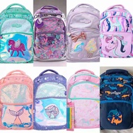 Smiggle Backpack color unicorn Believe School bag Children's stationery DIY Cool bag Boy and girl bag