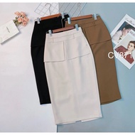 Pencil Skirt 70cm Long 2 Thick Layers Designed To Cover The Belly M2
