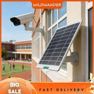 [wildwander.my] 5W 5V Portable Solar Charger for Ring Blink Eufy Arlo Doorbell CCTV Camera