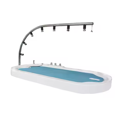 Home Use Electric SPA Vichy Shower Massage Bed with Ice Bathtub Accessory for Shower Therapy