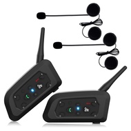 V6 Pro Bluetooth Helmet Intercom 2-Pack