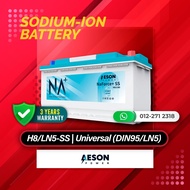 Aeson Power Sodium-ion Battery: H8/LN5-SS | Universal (DIN95/LN5) | 3Y Warranty