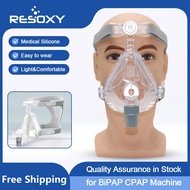 CPAP Full Face Mask Auto BiPAP CPAP Breathing Full Mask with Headgear for Sleep Apnea Snoring