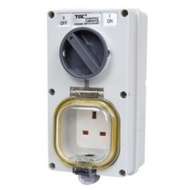 Outdoor switch socket 13A weatherproof