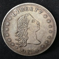 Antique Antique Foreign Dollar American 1794 Statue of Liberty Trading Dollar Silver Dollar Commemor