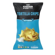 PREORDER: Henderson and Sons - (Salty Natural) Tortilla Chips / Nachos 450g (Big pack)