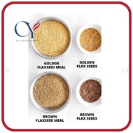 Organic Ground Brown Flaxseed Meal Organic Flaxseed Powder Flax seeds Organic Golden Flaxseeds 1kg 5
