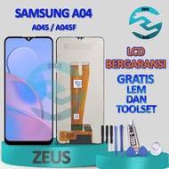 Lcd Samsun A04 / Samsung A045 / Samsung 045F Touchscreen Fullset Gratis Obeng Set + Lem
