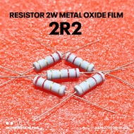 (PER 5 PIECES) 2W 2WATT 2R2 2.2R 2.2 OHM CF 5% ROHS RESISTOR