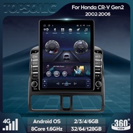 TopSonic Android 8Core IPS 9.7inch Vertical Screen Car Radio Audio Video Stereo Player For Honda CR-