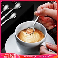 [TSS]✰Mini Spoon 9cm Tiny Measuring Scoop for Coffee Spices Food Grade Stainless Steel Spoons for Po