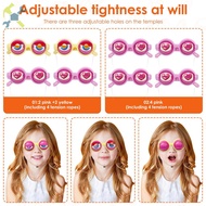4Pcs Crazy Eyes Bulging Novelty Glasses Winking Eye Glasses Prank Toy for Adult Kid SHOPCYC6169