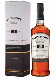 🔥❗ 1 公升裝❗🔥📢 Bowmore 15 Year Old - Golden & Elegant 波摩15年單一純麥威士忌【1000ml】