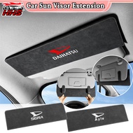 [Ready Stock] Daihatsu Car Sun Visor Extender High Quality Safety Anti Reflection Anti Glare Uv Sunl
