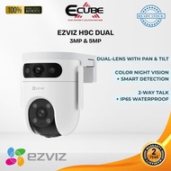 EZVIZ H9c Dual 3MP/5MP, 3K/2K Camera | Dual-Lens CCTV | 360° Outdoor Wireless WiFi | AI Tracking | C