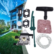 FS46 FS55 FS55R คาร์บูเรเตอร์ FS55ปะเก็นไส้กรองน้ำมันเชื้อเพลิงตัวกรองอากาศดึงสาย
