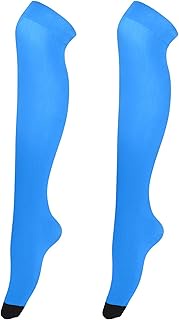 Azure High Thigh Stockings for Women over Knee Stocking Socks Femboy Leg Warmers Socks