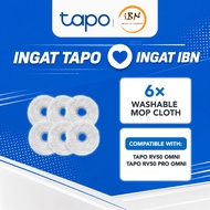 TP-Link Tapo RVA310 Robot Vacuum Washable Mop Cloth (6 Pcs)  For Tapo RV50 Pro Omni & Tapo RV50 Omni