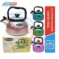 Teko Bunyi Maspion Rigoletto Whistling Kettle [2.5 Liter] / Masak Air Panas / Tempat Minum / Termos 