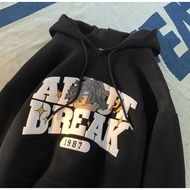 HOODIE ABOUT BREAK 1987 BIG SIZE (S-5XL) UNISEX HOODIE SIZES SML XL XXL 3XL 4XL 5XL