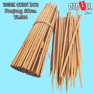 STIK CORN DOG / Tusuk Sate Corndog / Tusukan sosis jumbo / Stik Bambu Corn Dog ujung runcing 45mm I