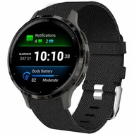 (Lamshaw) for Garmin Venu 3S スマートウォッチ, ナイロン 交換バンド 柔らか ベルト Garmin Venu 3S 41mm /Garmi