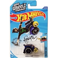 Hot Wheels Hotwheels Toy Stunt Wheelchair Signature Blue Wheelie Chair 22 20G