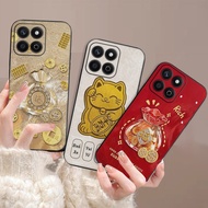 Honor X7c / X50 Plus / X60 Pro / Play case printed with fortune jade bag, camera protection