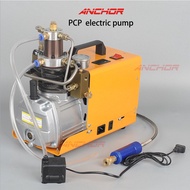 PCP Compressor Electric Air Pump 300 bar 4500 psi 220v  High pressure  Pneumatic  Scuba PCP Inflator SCUBA t