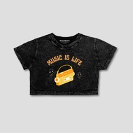 MADMAN Croptee Washed MUSIC IS LIFE | CRPW DMDM - 3
