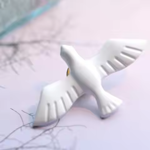 2015 New Hot Retro Fashion Simple White Dove Brooch Pin Exquisite Small Animal Collar Pin Men And Wo