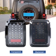 Đèn LED Đuôi Xe Hơi Đèn Hậu Phía Sau Tín Hiệu Rẽ Lùi Phanh DRL Đèn Lắp Ráp Màu Đỏ Cho Xe Jeep Wrangl