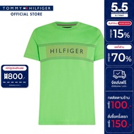 Tommy Hilfiger เสื้อยืดผู้ชาย รุ่น MW0MW32068 LWY - สีเขียว