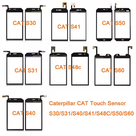 Touch Screen Digitizer For Caterpillar Cat S30 Cat S40 Touch Screen Front Glass Panel Touch CAT S31 