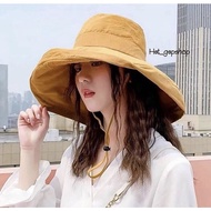 BUCKET hat Size 58 cm With Drawstring Very Cute.