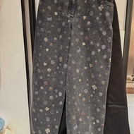 Chanel25B塗鴉爆款寬版牛仔褲