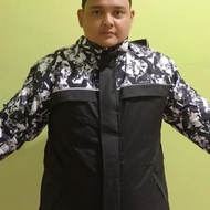 jas hujan jaket pria wanita anti robek bahan taslan balon