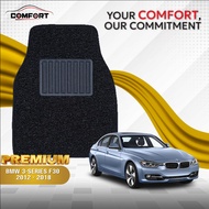 Comfort Premium BMW 3-Series F30 (2012-2018) Car Floor Mat and Carpet