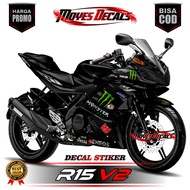 Decal R15 V2 Fullbody Sticker Pro Monster Energy Motif