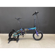MINT (HANDMADE) 9 SPEED 16" ALUMINIUM FOLDING BIKE COME WITH & WARRANTY