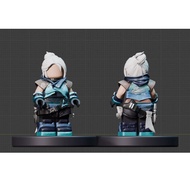 Hot-selling REAL Fearless Contract Valorant Valorant Jet Style Third Party Minifigure Military Build